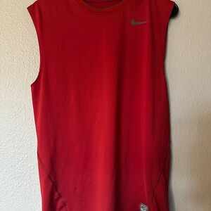 Nike Pro Combat Red Dri-FIT Compression Shirt